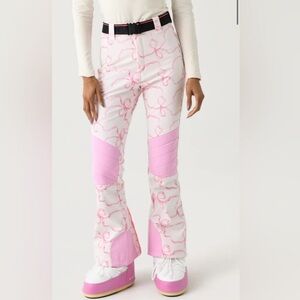 BOGNER FIRE + ICE X LOVE SHACK FANCY Zula Belted Stretch Ski Pants